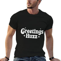 Greetings Huzz Slang Meme Funny for Gen Z Gen Alpha  Breathable T-Shirt