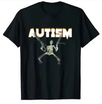 Funny Humor Nerve Divergence Cotton T-Shirt – Unisex Autism Meme Tee