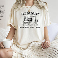 Blanky Mode, Raccoon, Meme, Aesthetic, Funny, Comfort Colors Tshirt