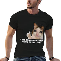 I Am Contaminated With Radiation Cat Meme  Tagless Design T-Shirt
